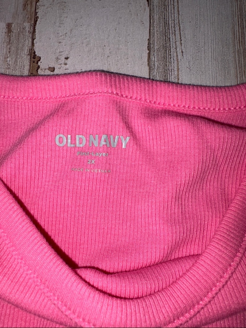 Old Navy First Layer Hot Pink Scoop Neck Tank Top Size 2X NWT! - Picture 3 of 10